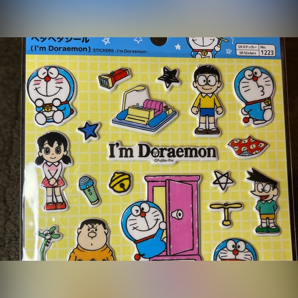 I’m Doraemon Puffy Sticker Sheet Japan Exclusive Anime Kawaii Sanrio Official - Picture 4 of 9